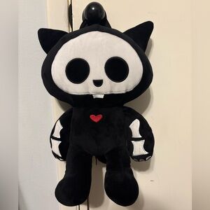Skelanimals Kit Plush Backpack skeleton cat plushy backpack